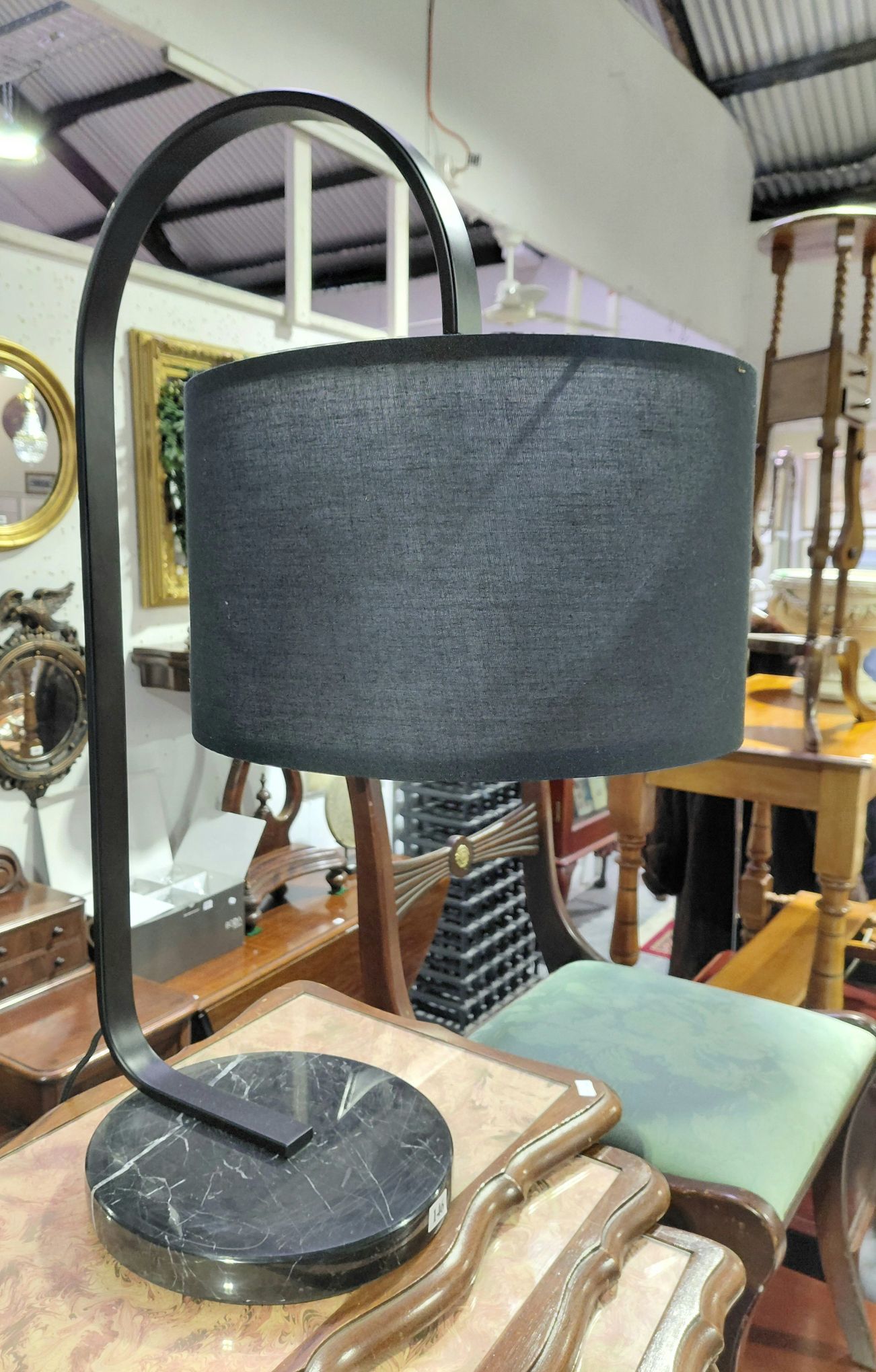 A MODERN TABLE LAMP