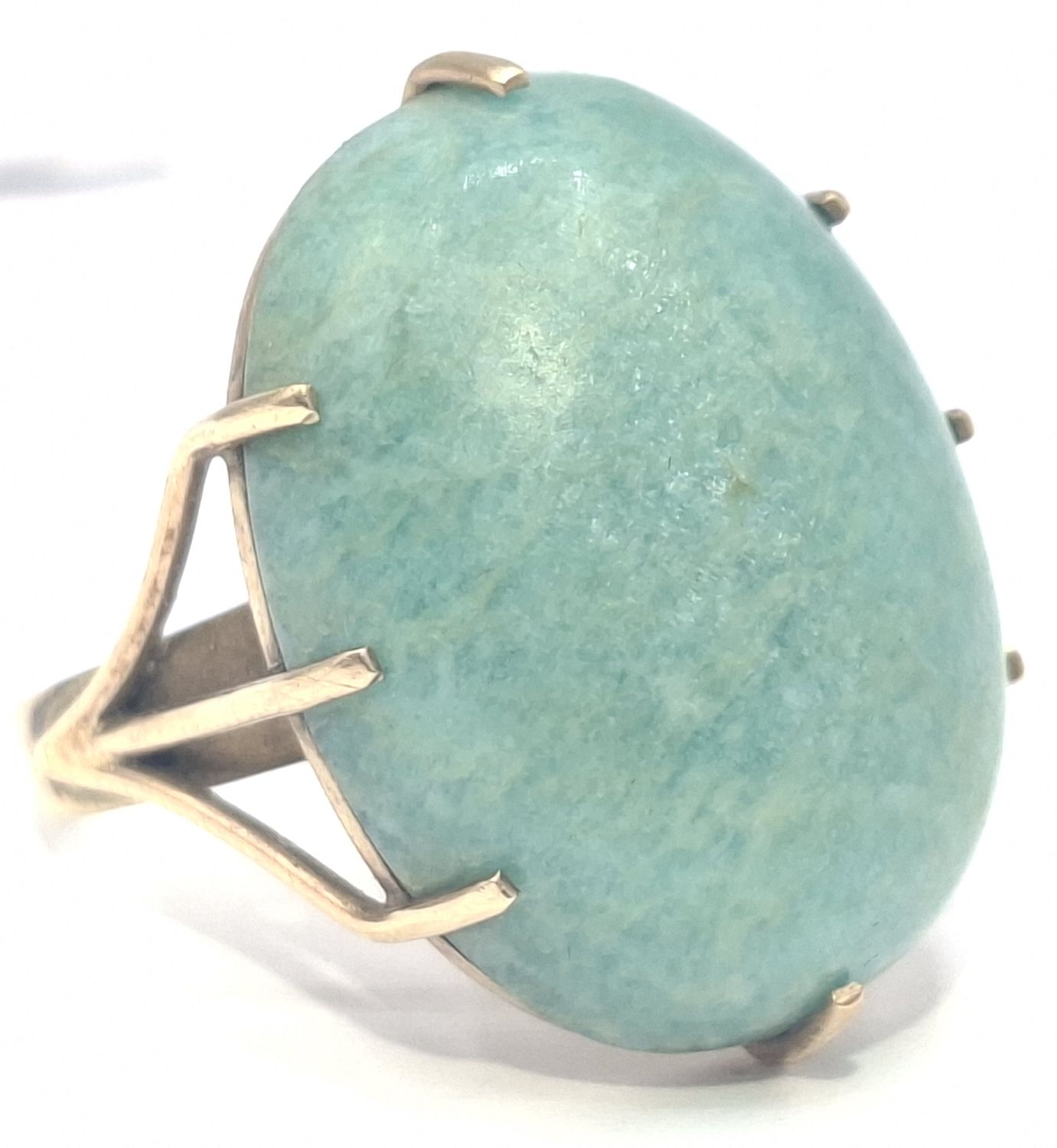 9ct Gold Amazonite Ring