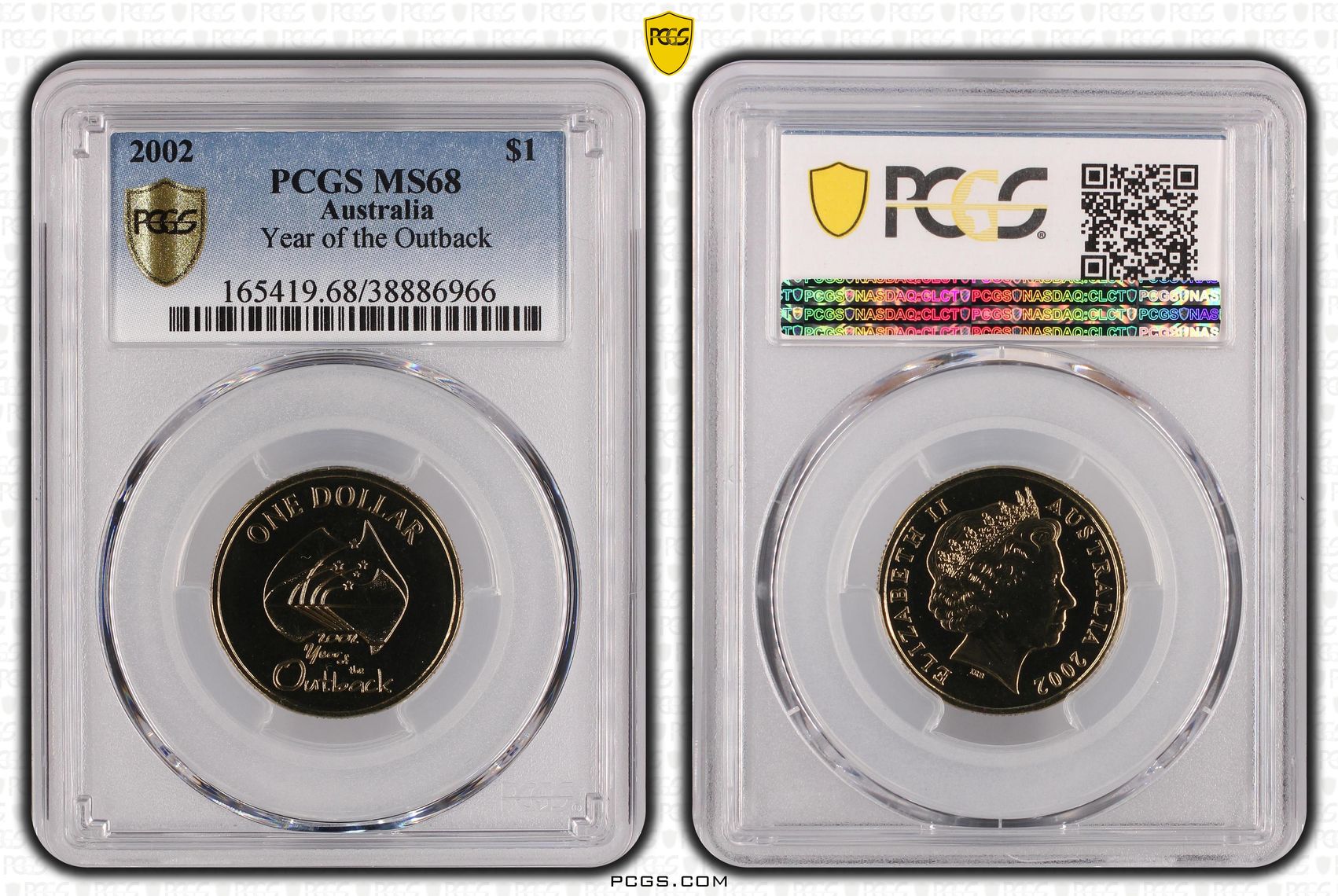 Year of the Outback, One Dollar, 2002, PCGS MS68