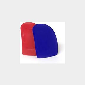 Dough Cutter - Set of 2 Silicone Pastry Bread Dough Scrapers - 2 High Quality Dough Pastry Bread Cutters --51732/2105 B1 (S3)