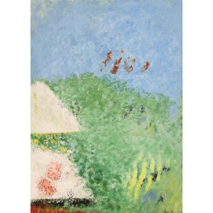 William Ivey ''Untitled'' (Blue Sky) 1984 Oil
