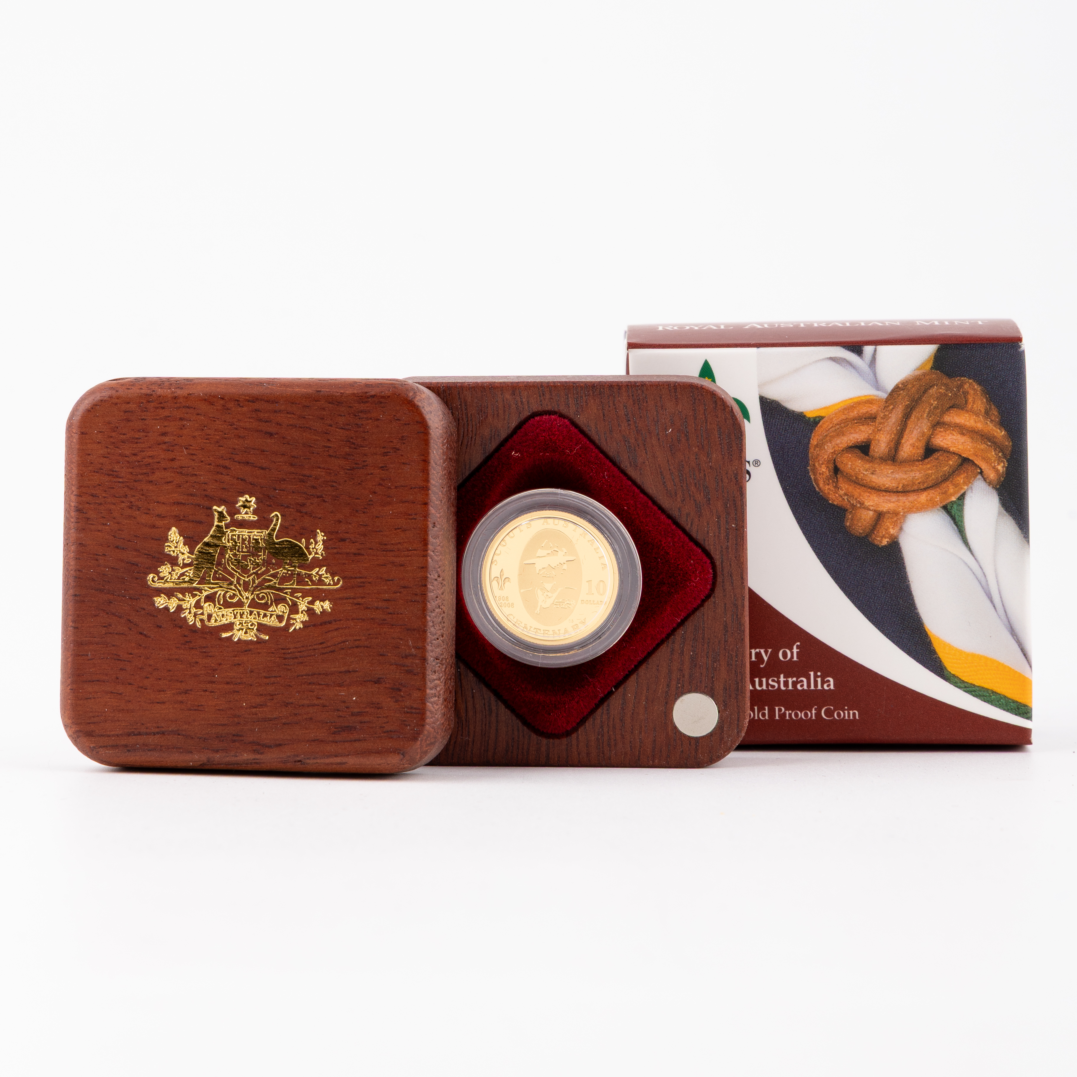 Elizabeth II, RAM - Centenary of Scouts Australia, Ten Dollars, 2008, FDC