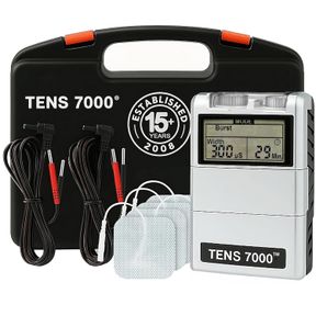 TENS 7000 DIGITAL TENS MACHINE - FOR BACK PAIN, NECK PAIN, GENERAL PAIN RELIEF, SCIATICA PAIN RELIEF, MUSCLE PAIN RELIEF
