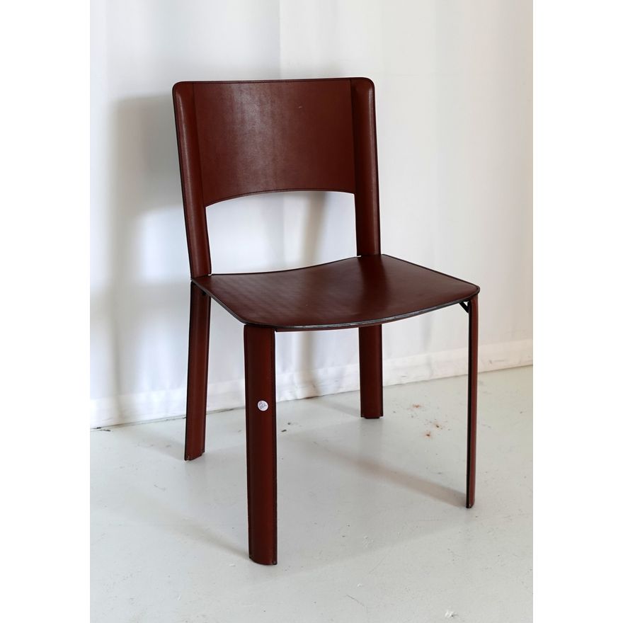 LEATHER SIDE CHAIR