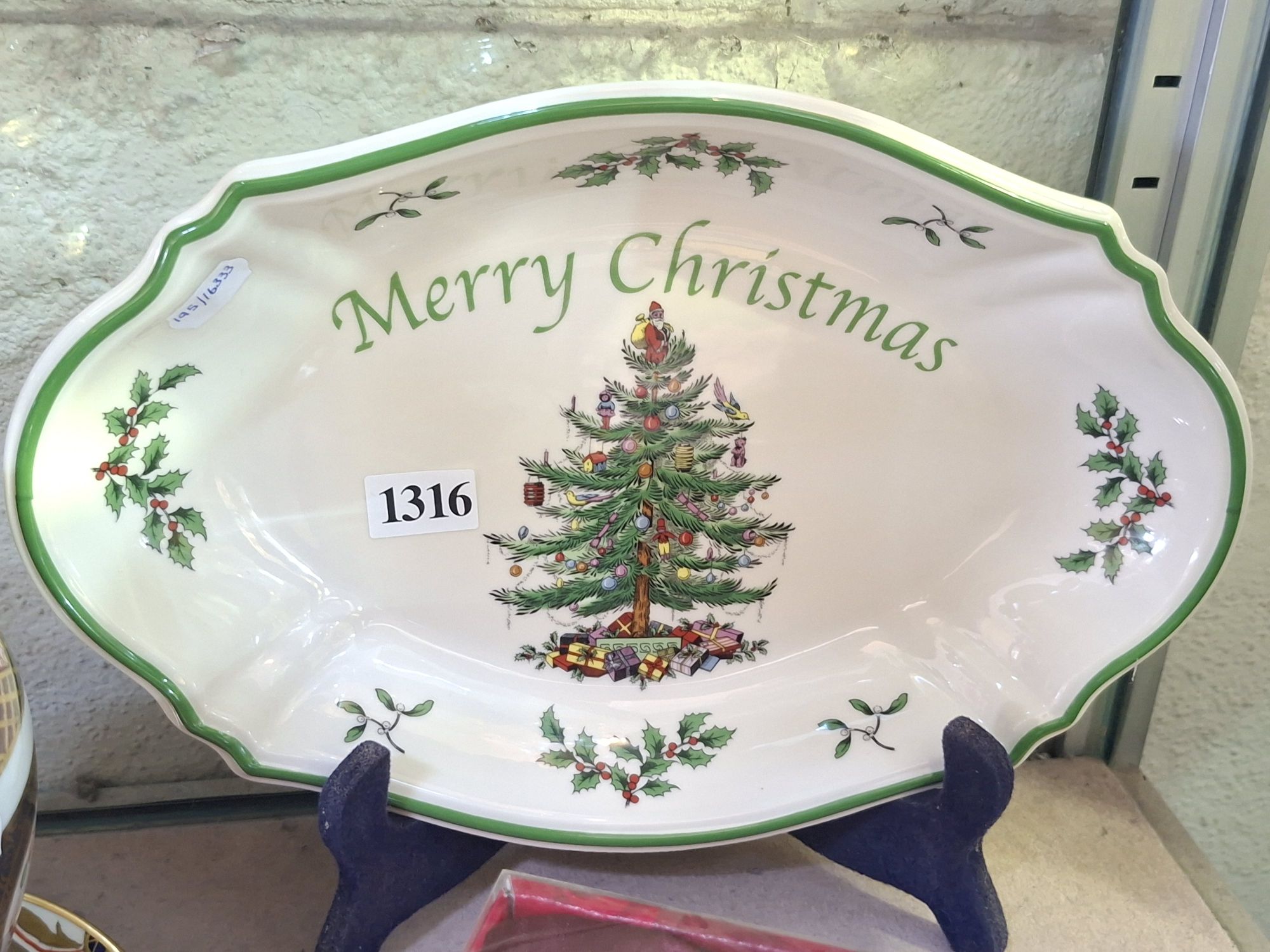 SPODE XMAS TRAY/PLATE