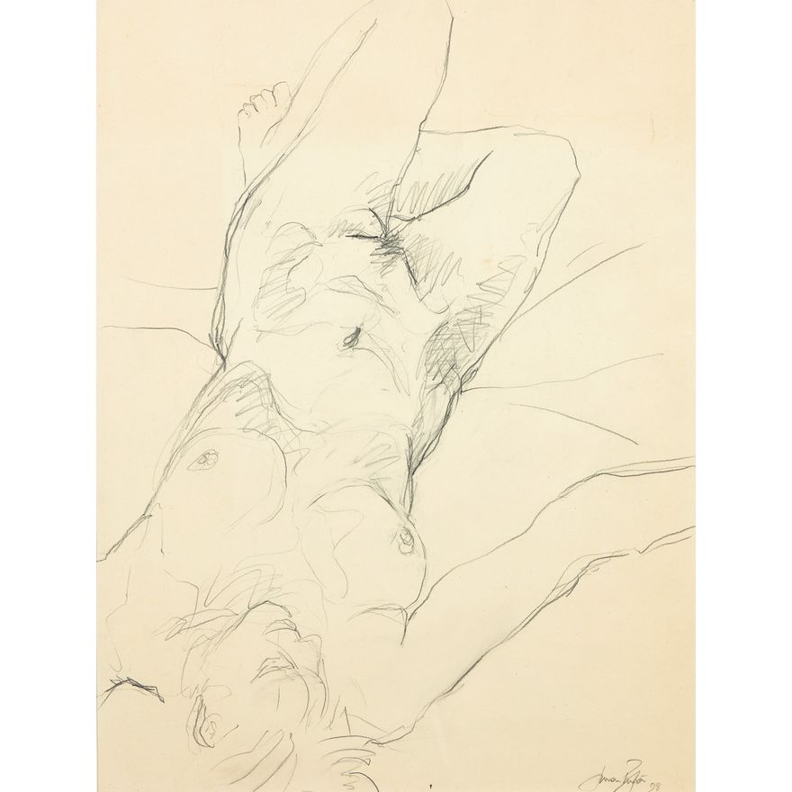 Simon Payton, Untitled - Reclining Nude