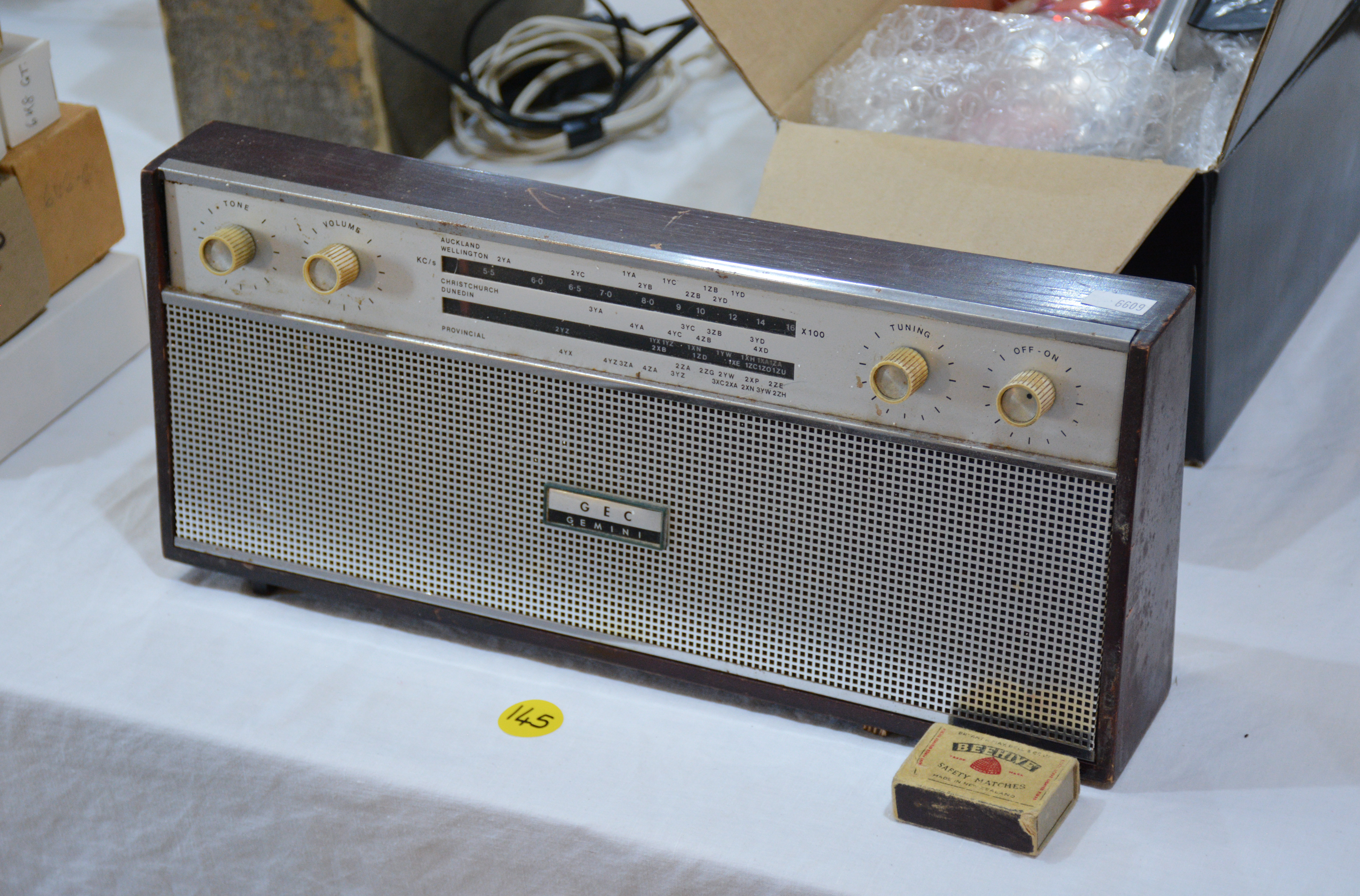 Vintage/Antique GEC Radio — NZ auction result