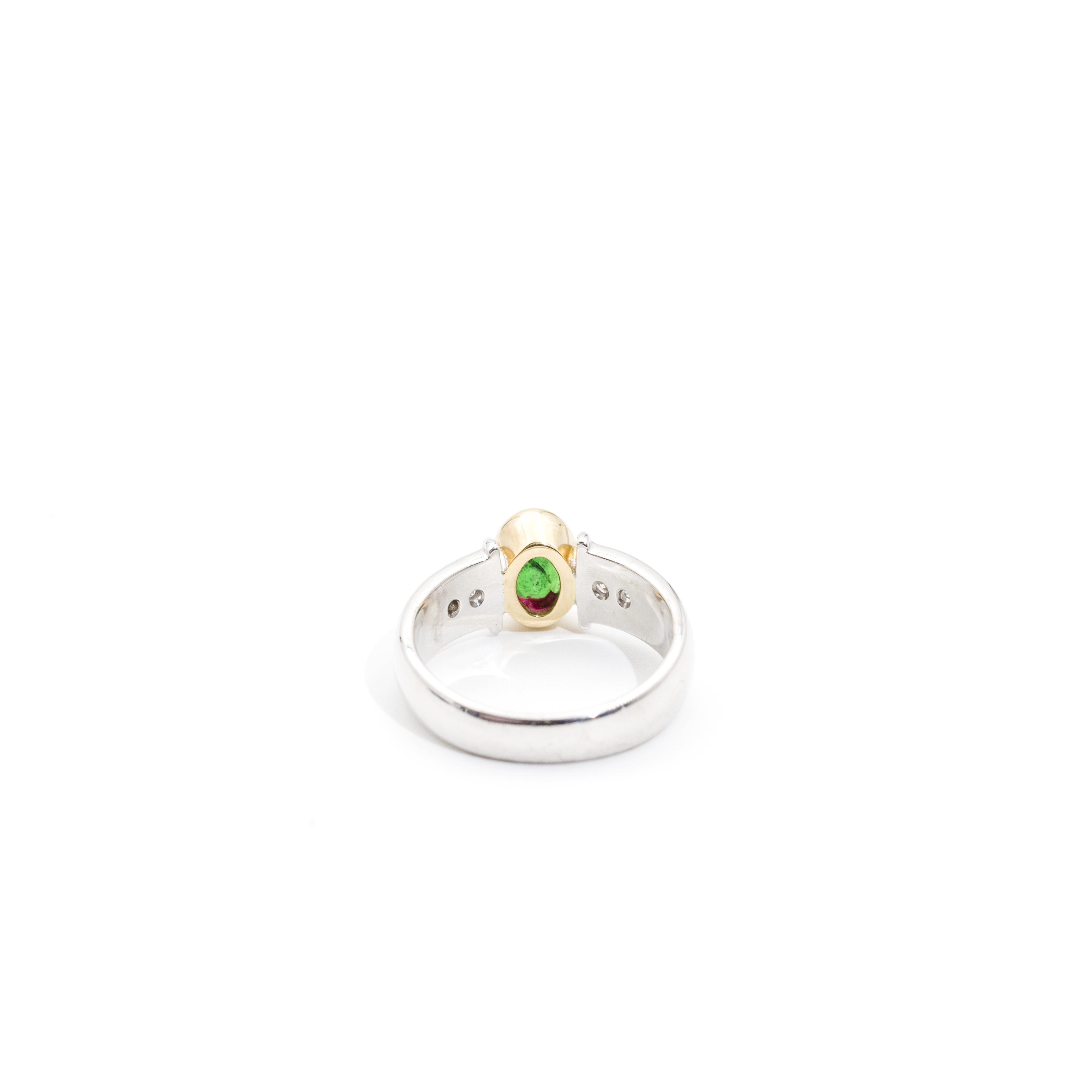 9ct Gold Amethyst, Garnet & Diamond Ring 6.9g
