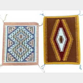 Two Exquisite And Fine Navajo Weavings