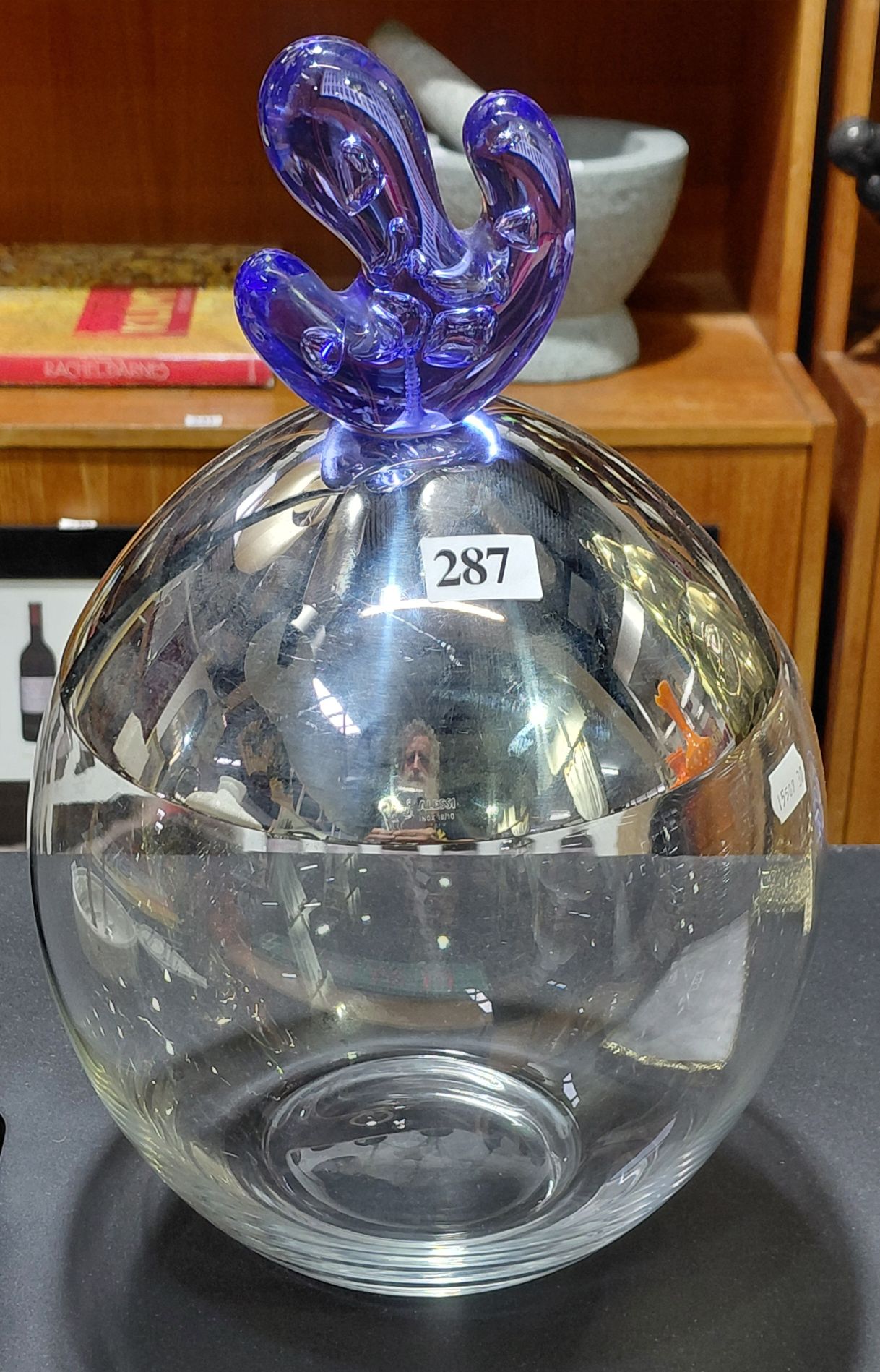287 · ALESSI 'BIG OVO' BISCUIT JAR