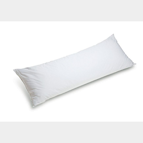 SPINE ALIGN BODY PILLOW - WHITE WITH PILLOWCASE