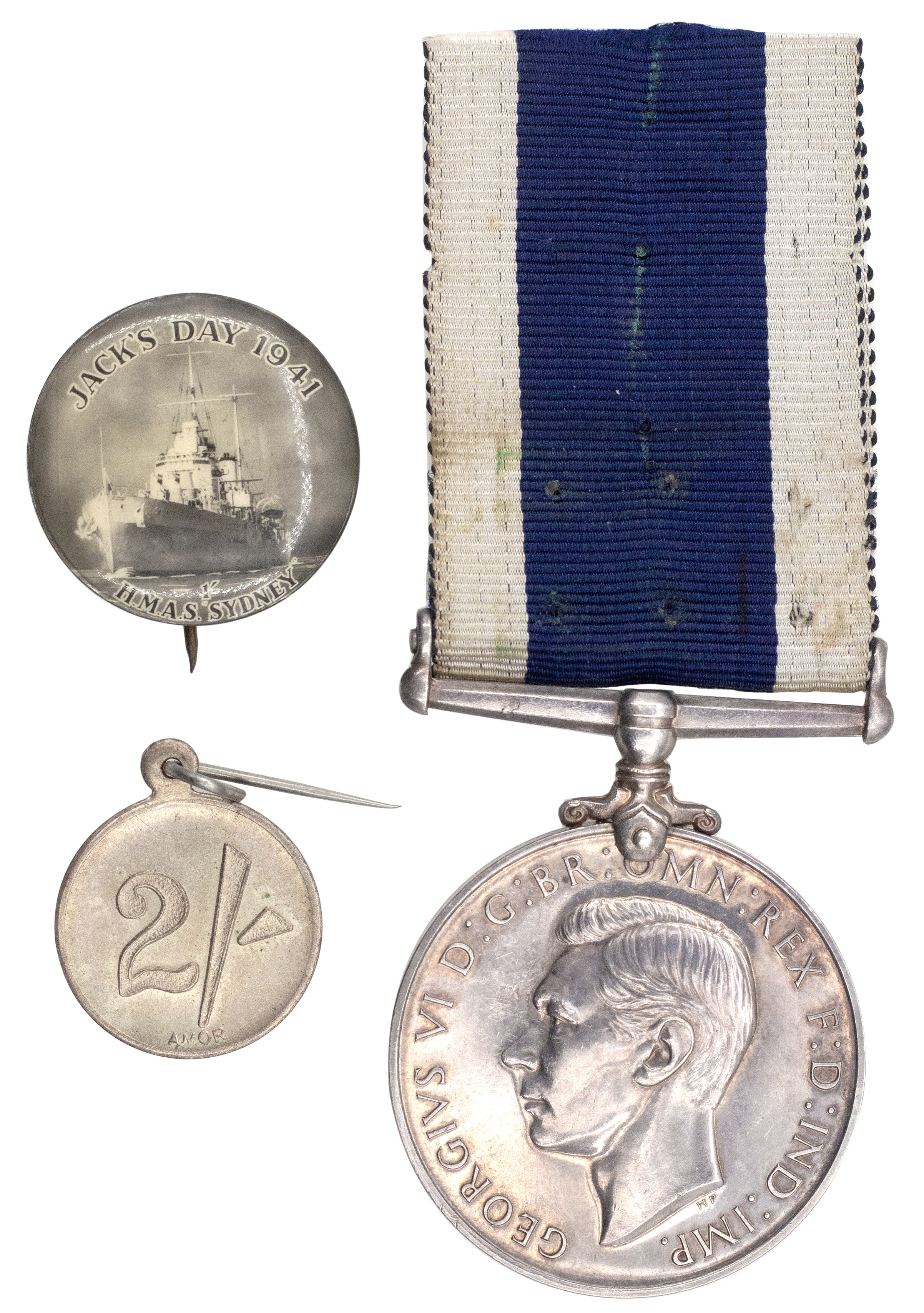 George VI, Naval Long Service & Good Conduct Medal, 1939 - 1945, EF