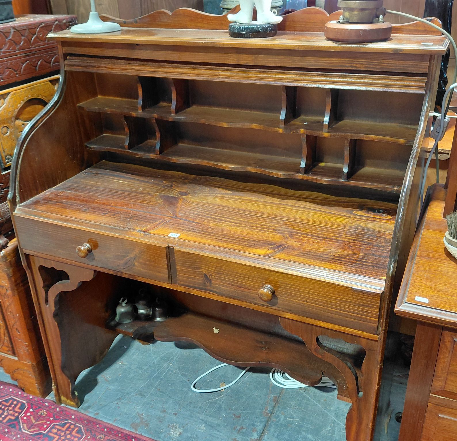 153 · ROLL TOP DESK