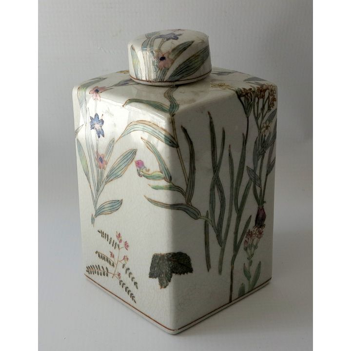 CERAMIC TEA CADDY