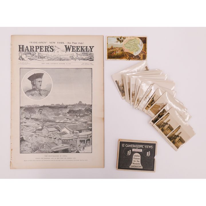 3pc 1898 Harper's Weekly Etc.