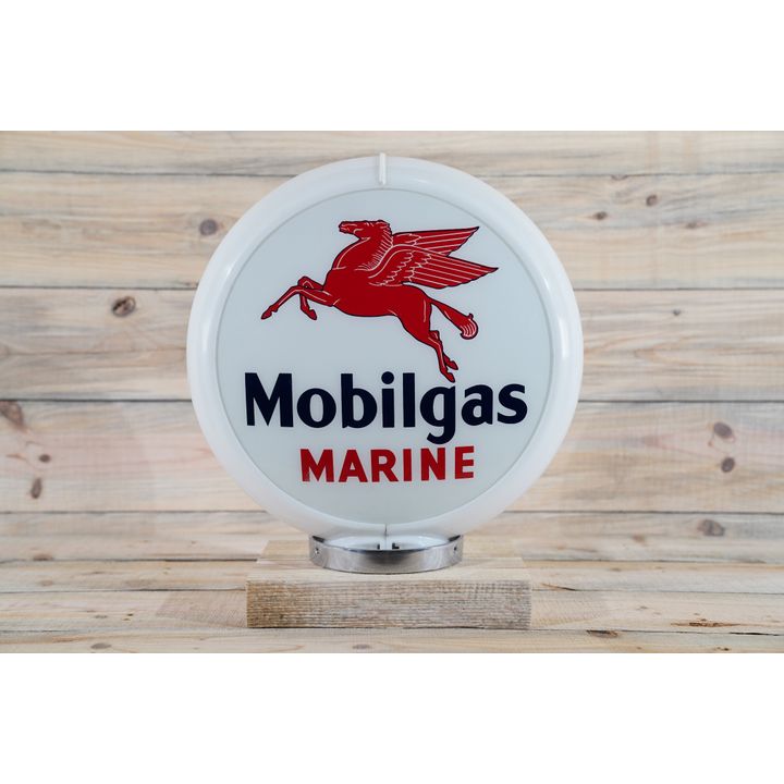 Mobilgas Marine w/ Pegasus Gas Pump Globe & 13.5" Lenses TAC 9+