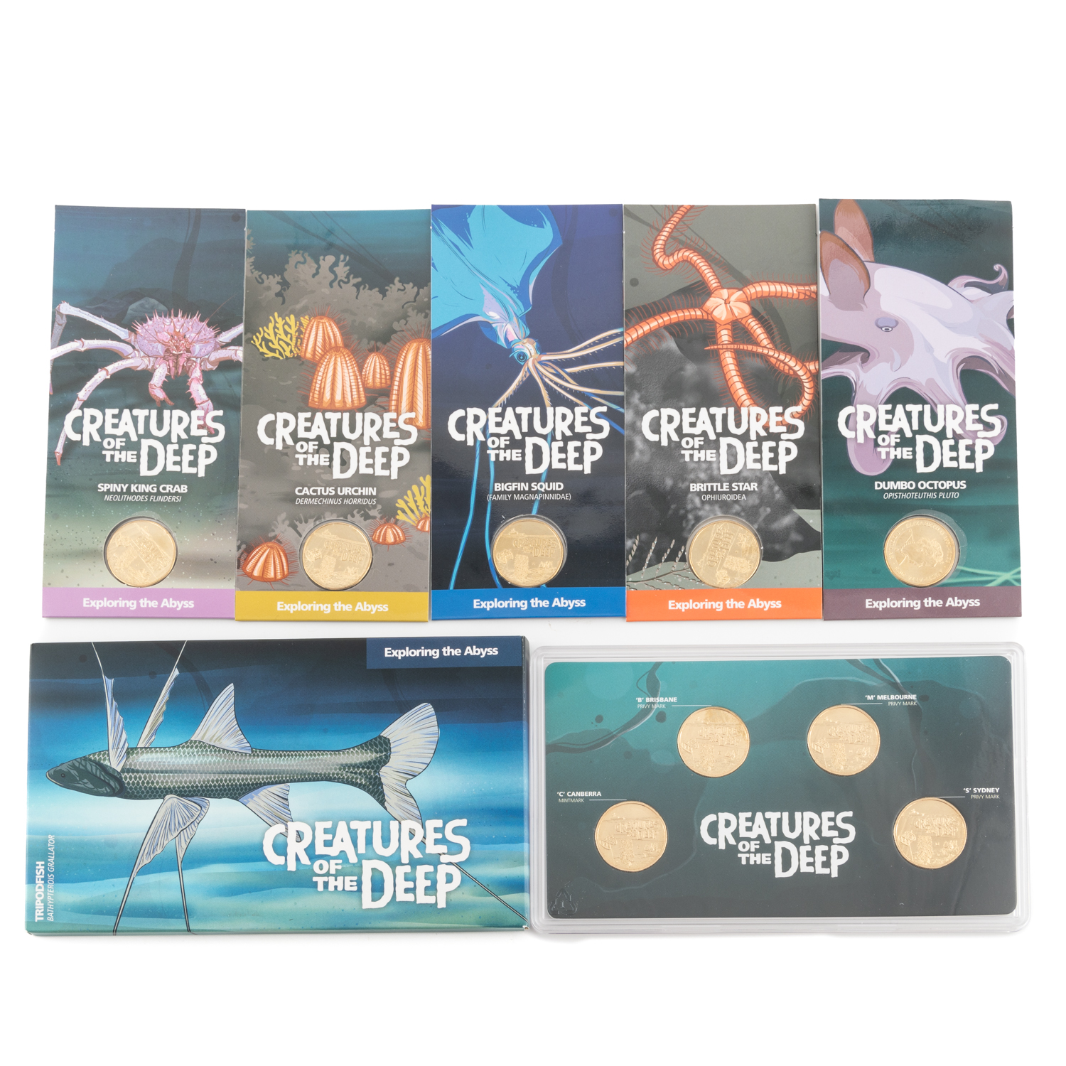 Elizabeth II, Creatures of the Deep, One Dollar, 2023, UNC