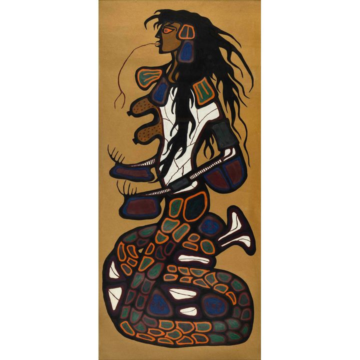 Norval Morrisseau (1932-2007), Mother of Serpents, 1968