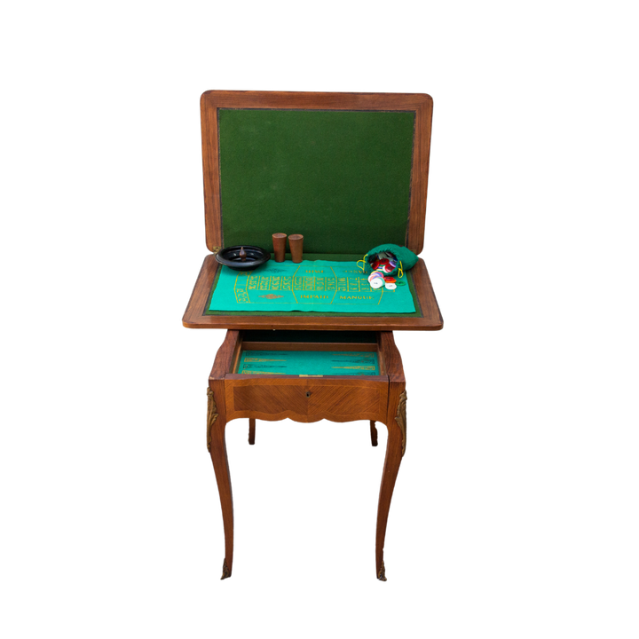 MESA DE JUEGO ESTILO LOUIS XVI