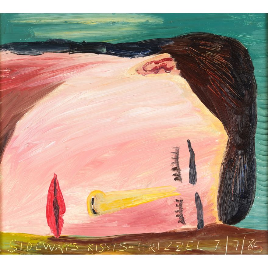Dick Frizzell 'Sideways Kisses (Portrait of the Artist's Wife, Jude)'