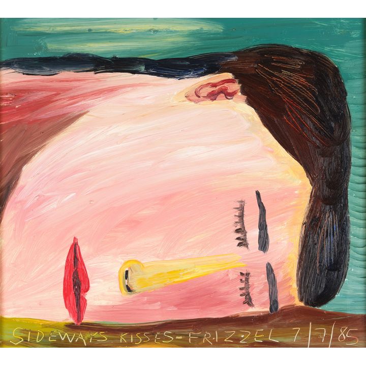 Dick Frizzell 'Sideways Kisses (Portrait of the Artist's Wife, Jude)'