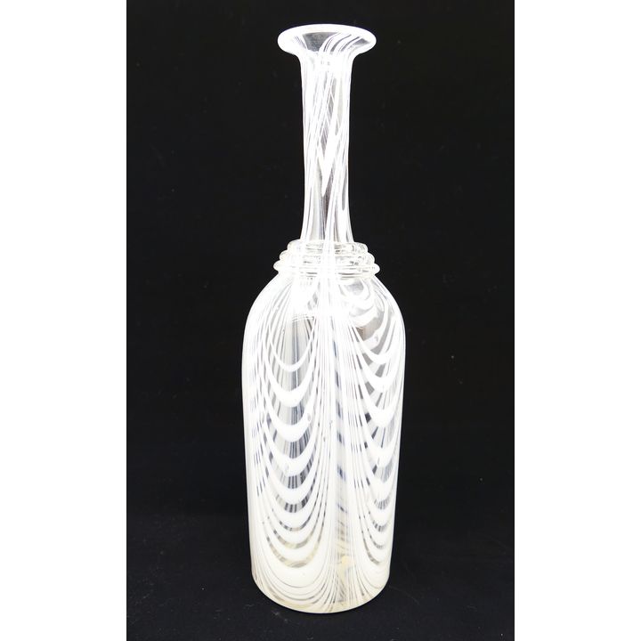 18th Century English Nailsea Glass Bottle