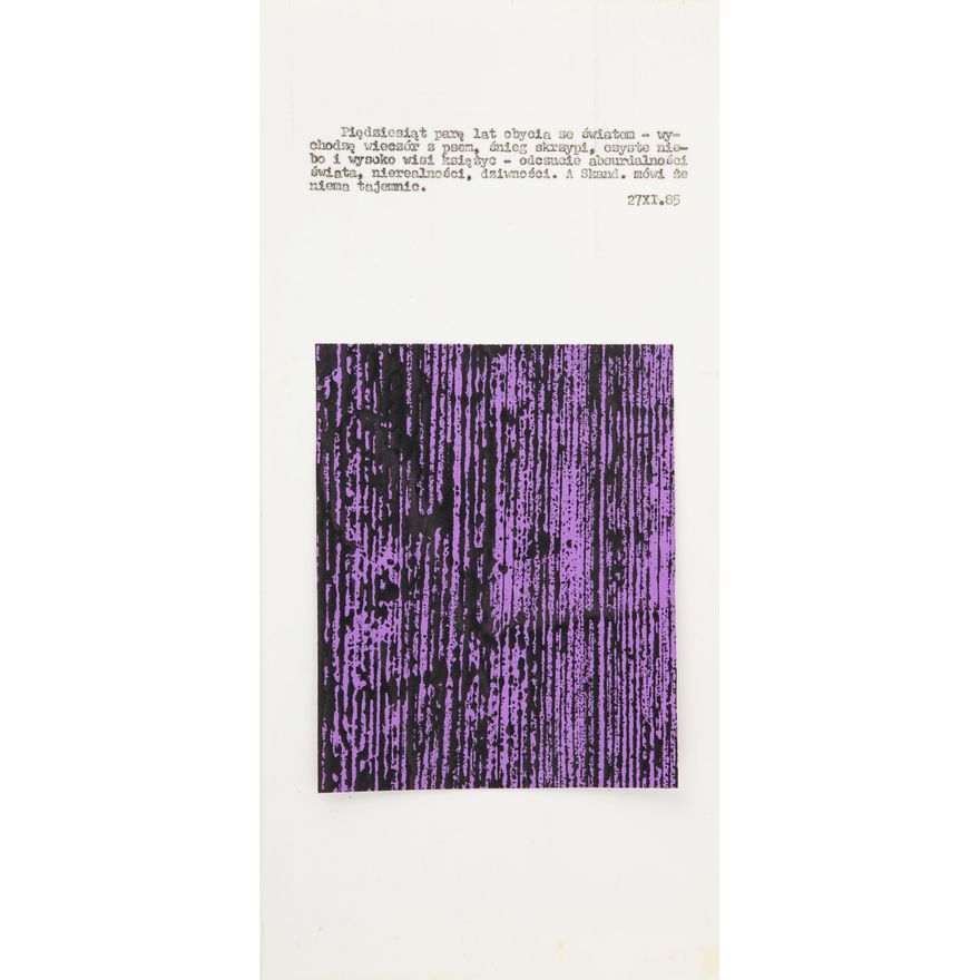 Józef Hałas | Z cyklu Notatki, 1985
