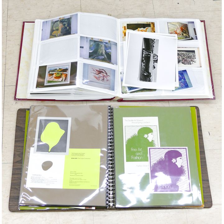 2 Albums of Neil Meitzler Art Photos & Pamphlet Designs