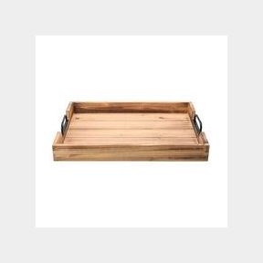 Wood serving Tray Vintage Industrial Tray 44cm x 33cm x 6cm |
