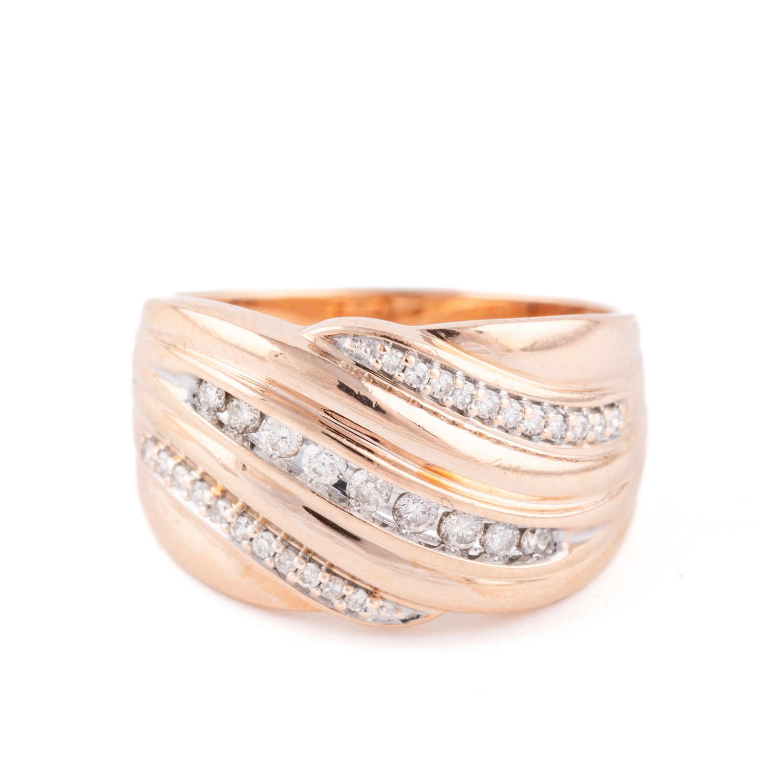 407 · Diamond Ring 9ct Rose Gold