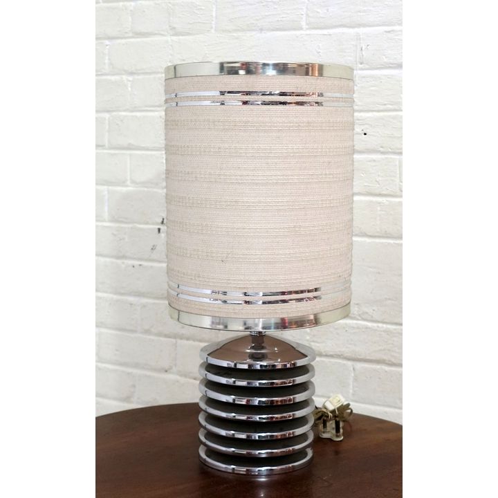 CHROME TABLE LAMP