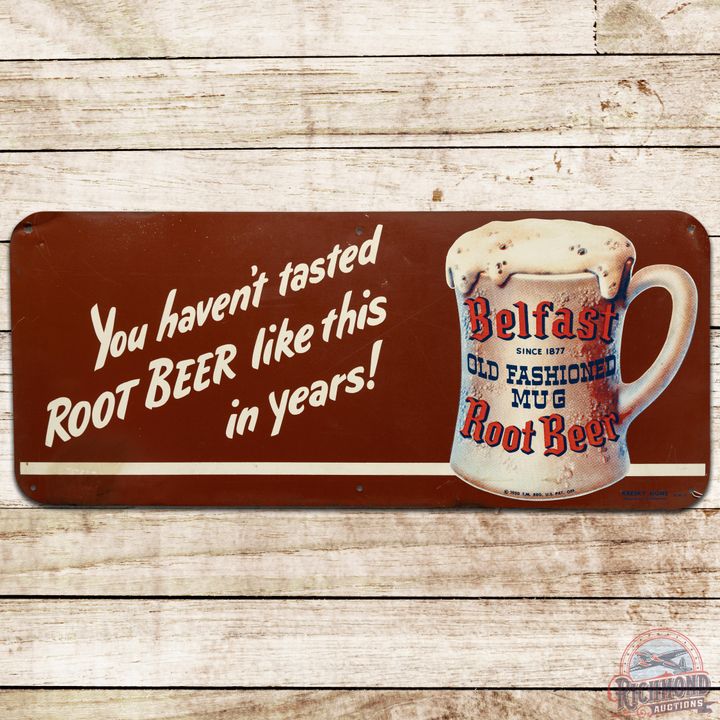 Old Fashioned Belfast Root Beer SST Sign - 8
