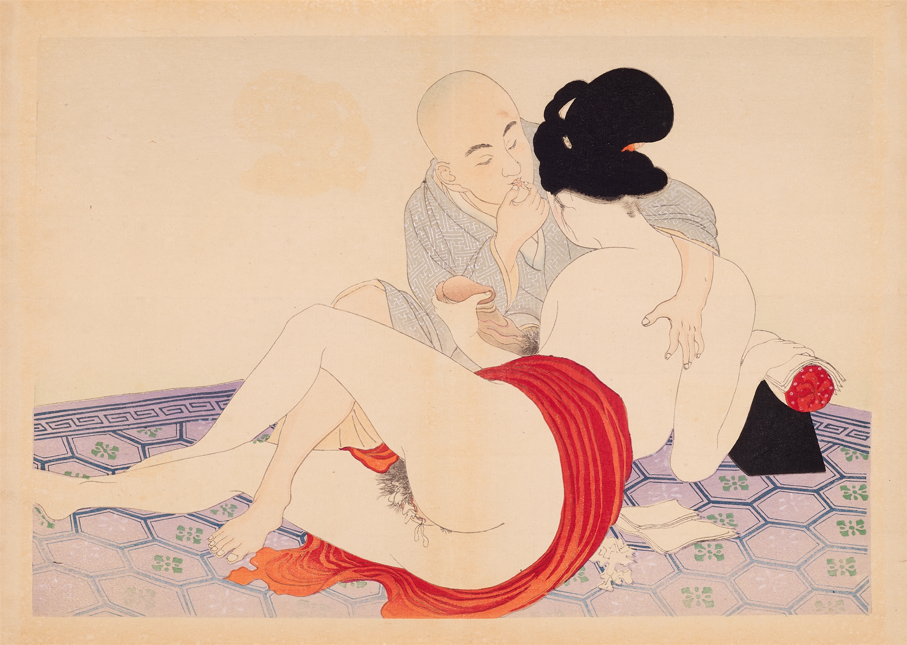 Tomioka Eisen Album with shunga images