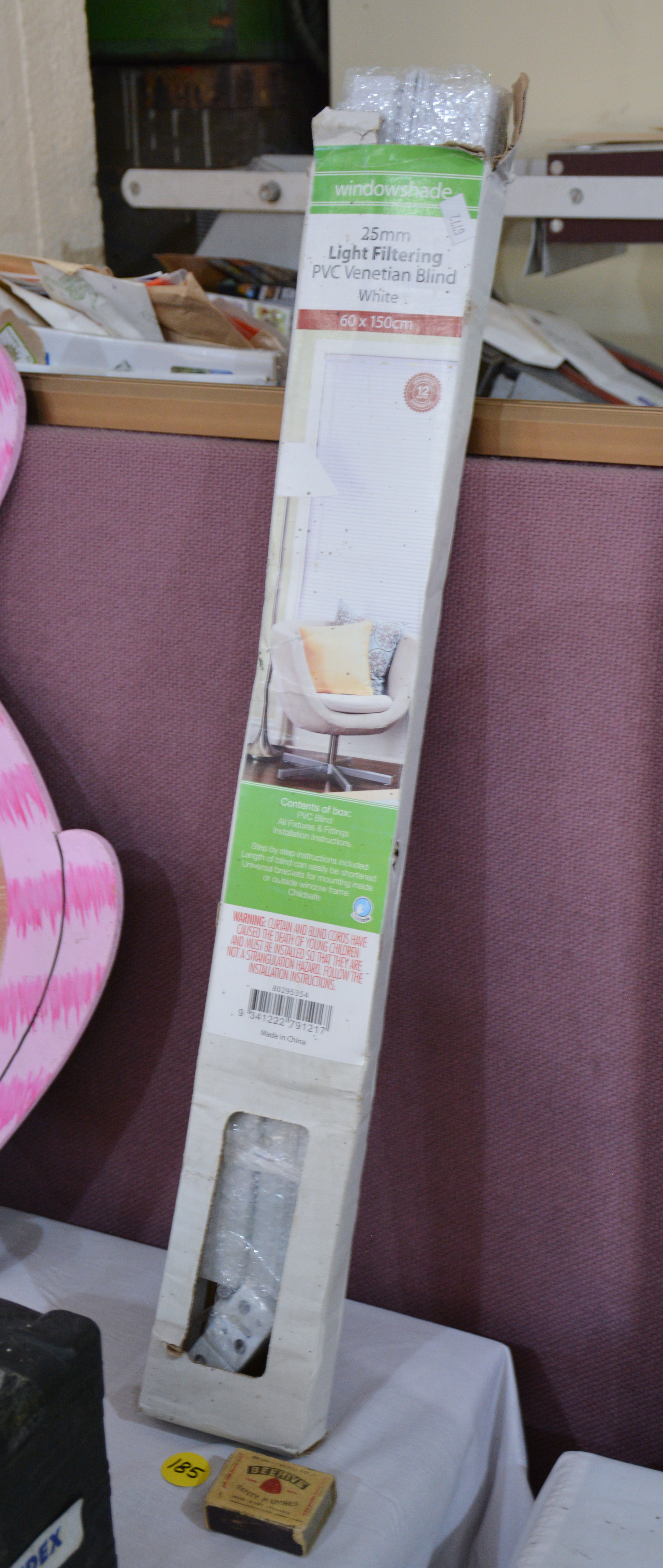 PVC Venetian Blind - White — NZ auction result