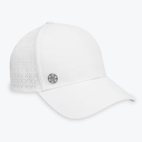 GAIAM WHITE BASEBALL CAP FOR WOMEN - CRUISER BREATHABLE NOVA DESIGN, LIGHTWEIGHT CUTE WOMEN'S BALL CAP, EASILY ADJUSTABLE TRENDY W