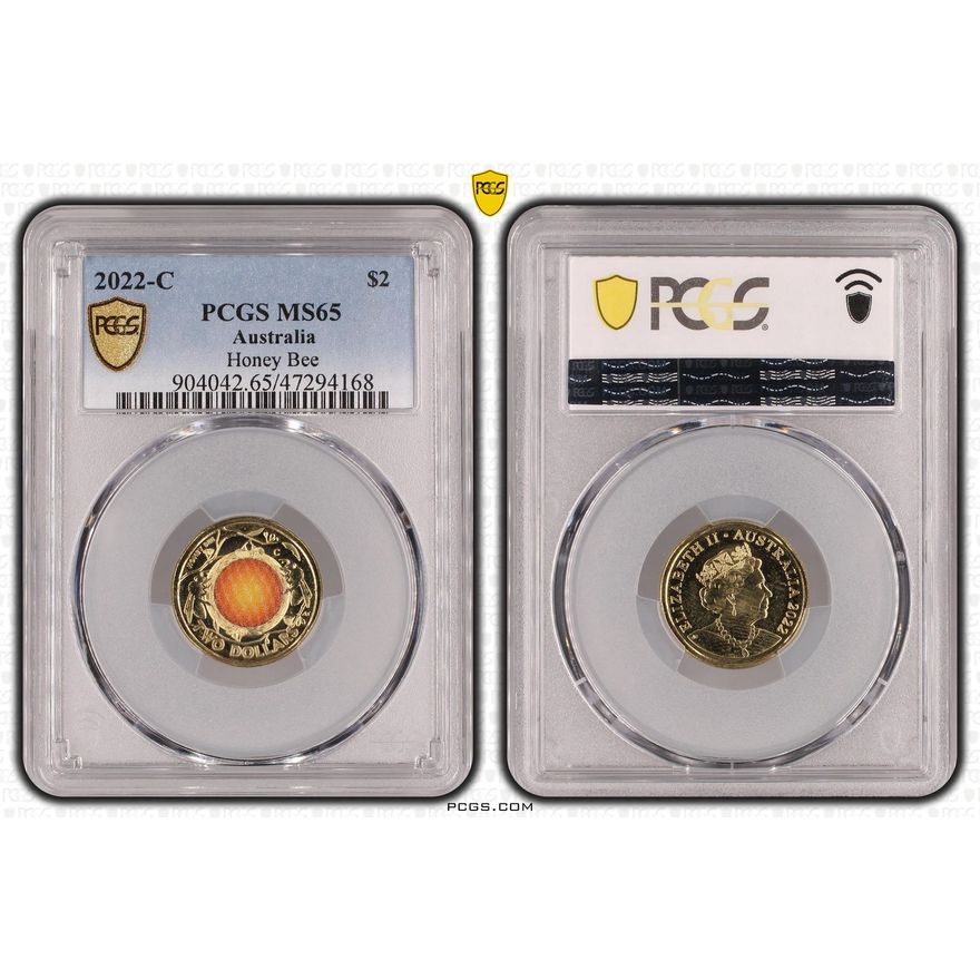 Honey Bee, Two Dollar, 2022-C, PCGS MS 65