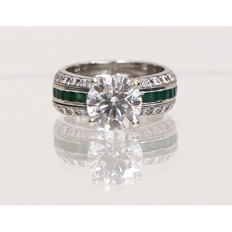 Ladies 2.79ct Diamond Solitaire Ring GIA #52017795