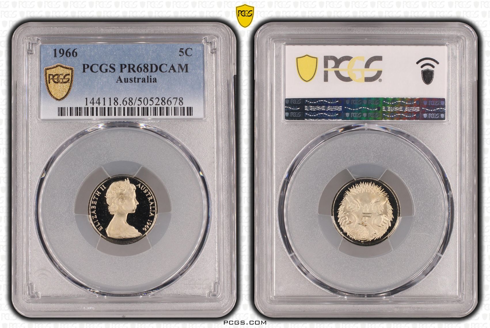 Five Cent, 1966, PCGS PR68DCAM