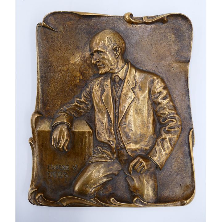 Knute Evertz Bronze Eugene Debs Plaque
