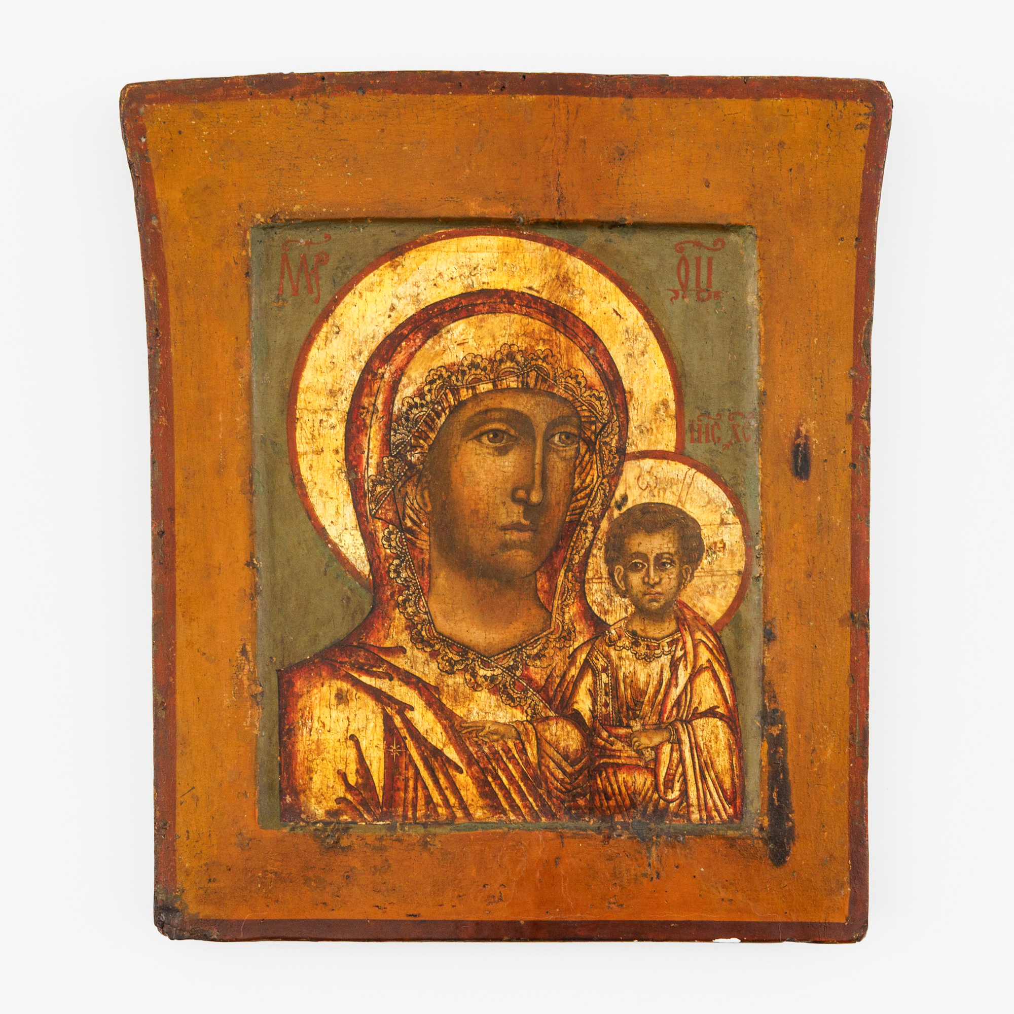 A Russian 19th-century Kazanskaya icon in tempera on panel – kavel bij Bernaerts, Antwerp