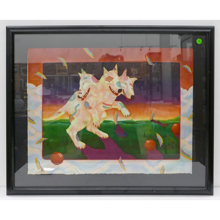 David Allison ''Shizo Merena'' Artist Proof Pop Lithograph Framed 24''x30''