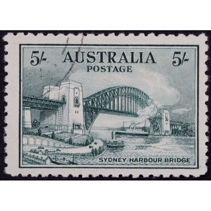 Sydney Harbour Bridge, Five Shillings, 1932, Fine