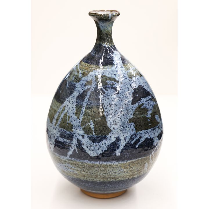 Antonio Prieto Wax Resist Vase Stoneware