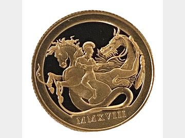 2018 ELIZABETH II GIBRALTAR GOLD SOVEREIGN.