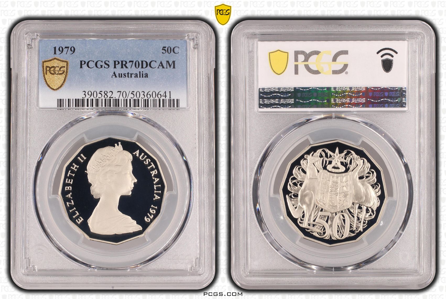 POP 10/0, Fifty Cent, 1979, PCGS PR70DCAM