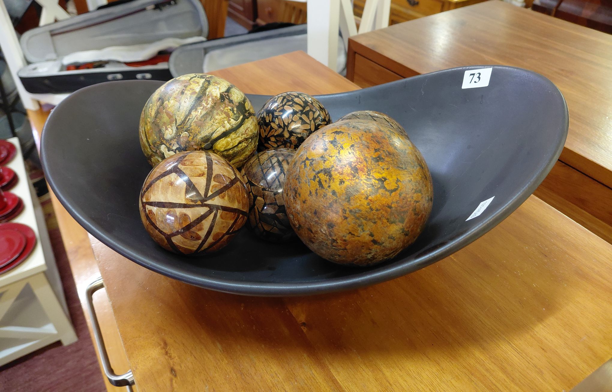 73 · MODERN SERVING BOWL DISPLAY
