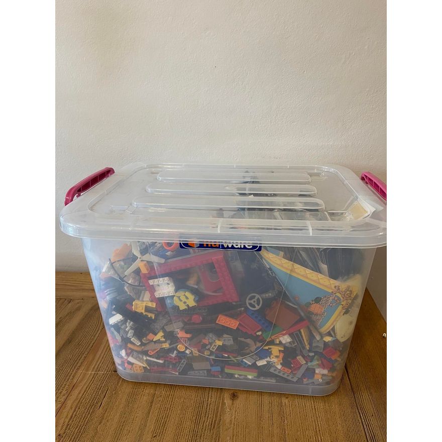 Lego storage box online big w