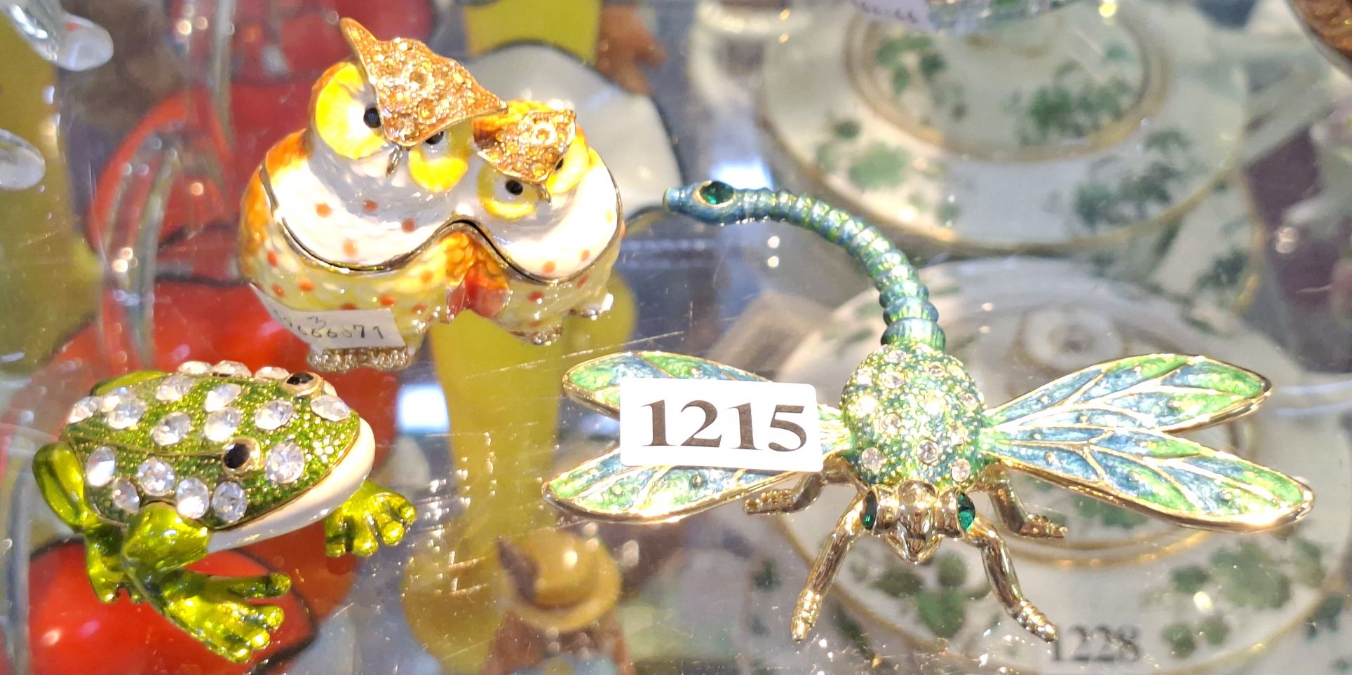 1215 · THREE TRINKET BOXES