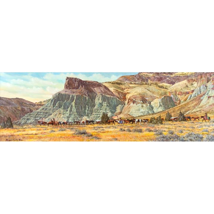 Cayuse Collateral by Roger Cooke (1941-2012)