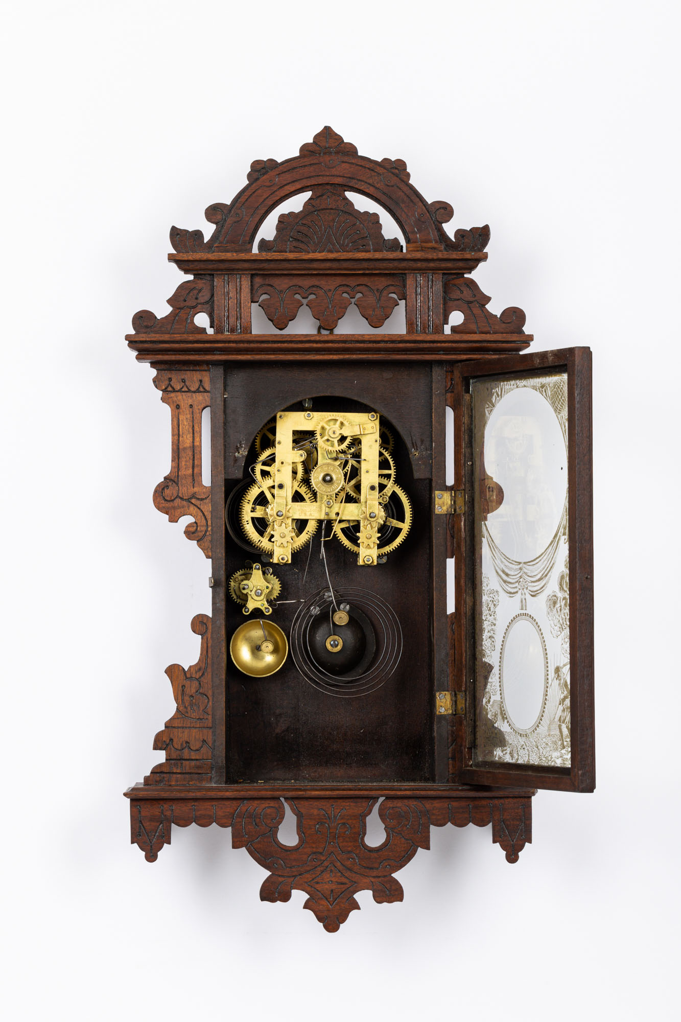 Welch Hanging Gingerbread Clock Miller Miller Auctions Ltd